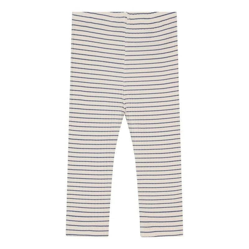 röndóttar rib leggings úr lífrænni bómull frá okker gokker