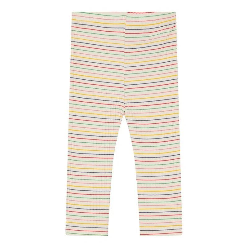 röndóttar rib leggings úr lífrænni bómull frá okker gokker