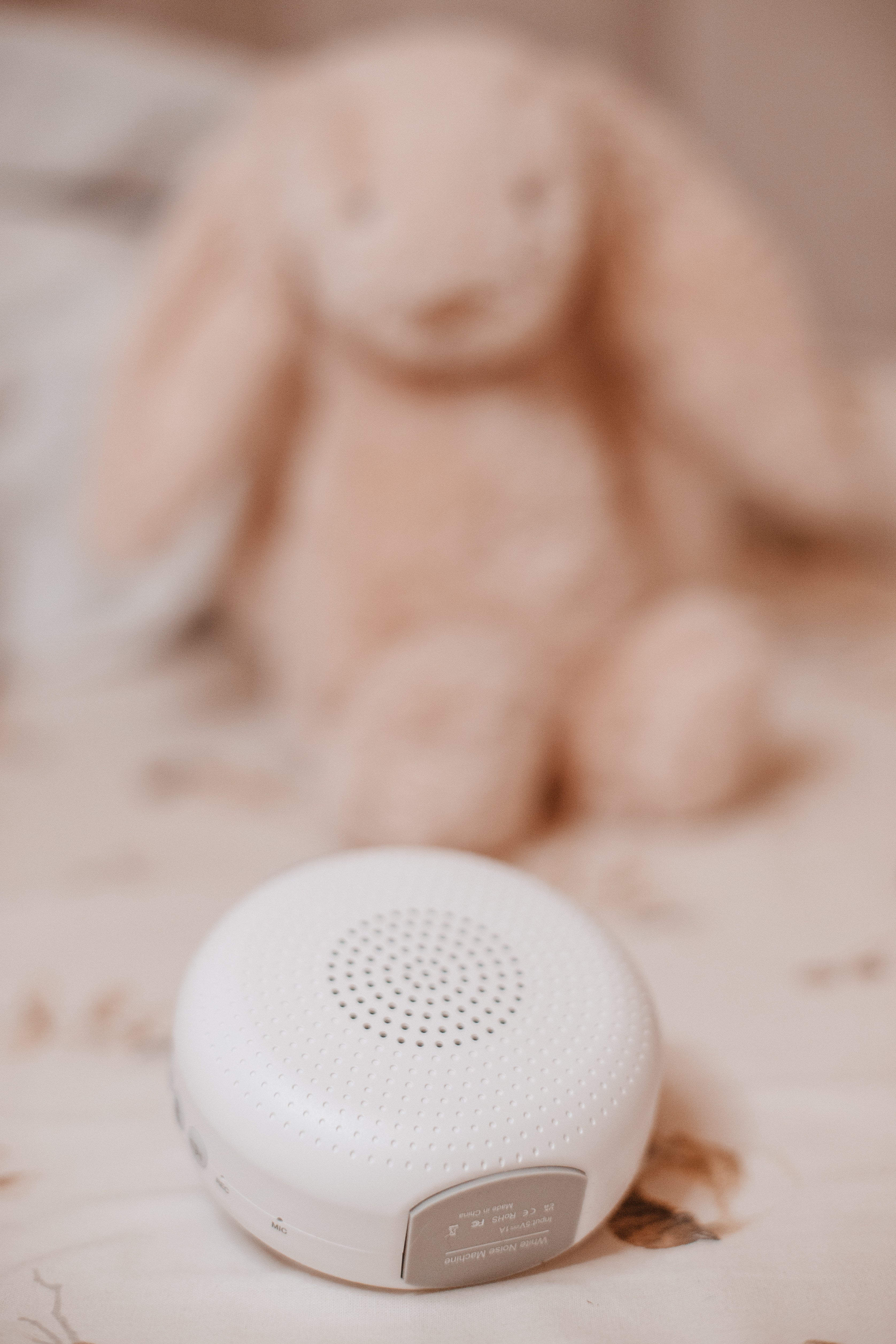 White, Pink Noise tæki með Næturljósi