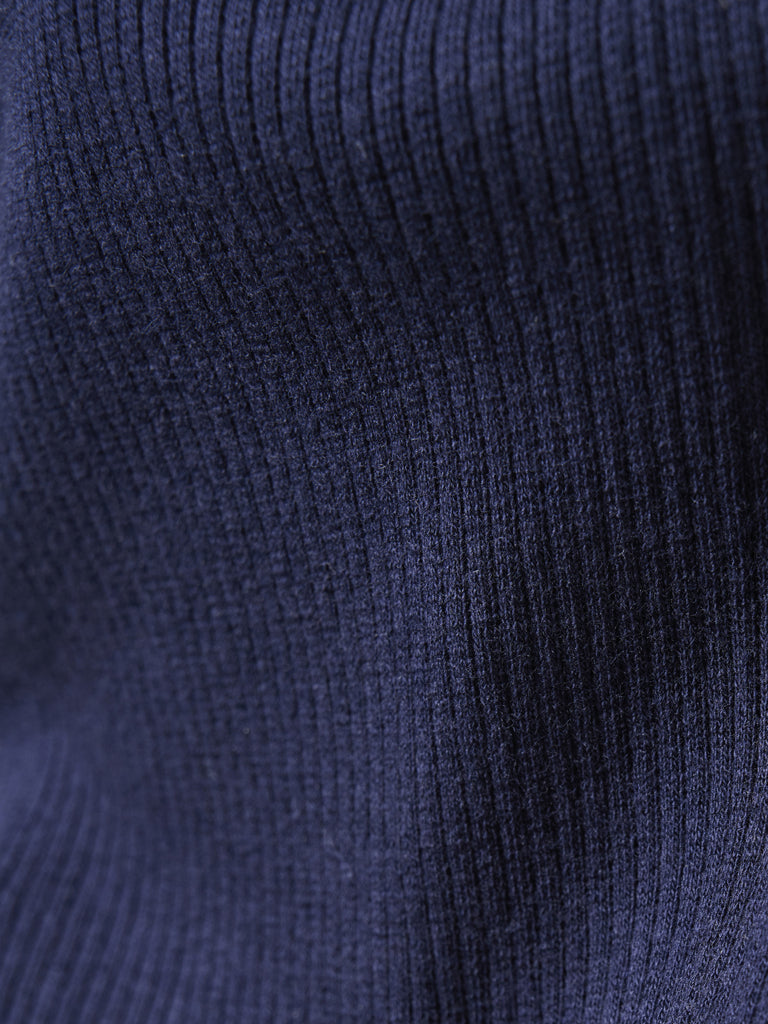 Rib leggings - Dark Navy