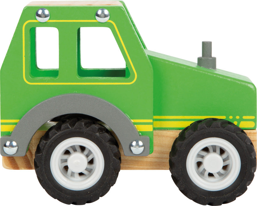 leikfangabíll, grænn traktor
