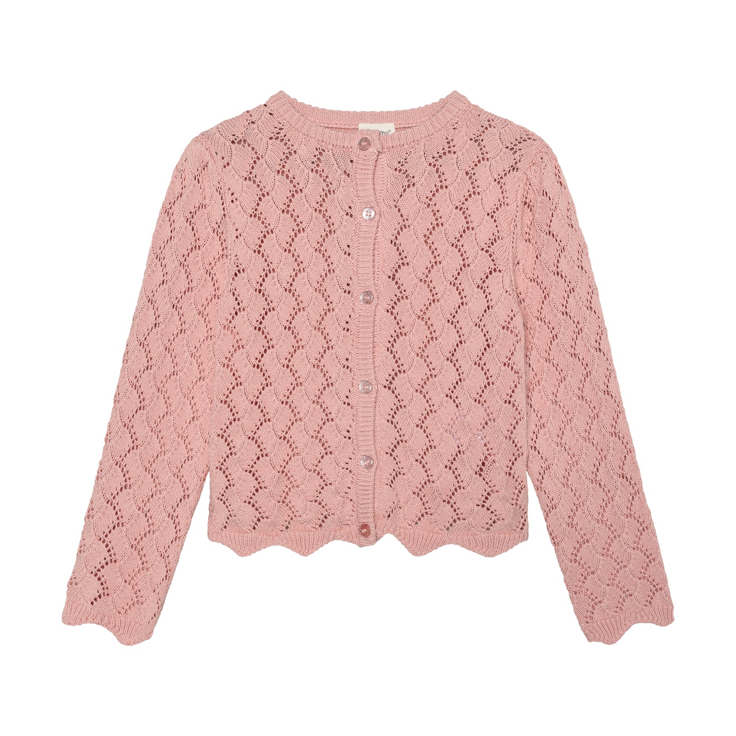 Hneppt peysa - Silver Pink