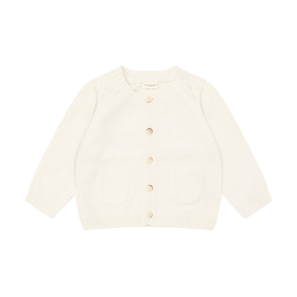 Hneppt peysa - Antique White