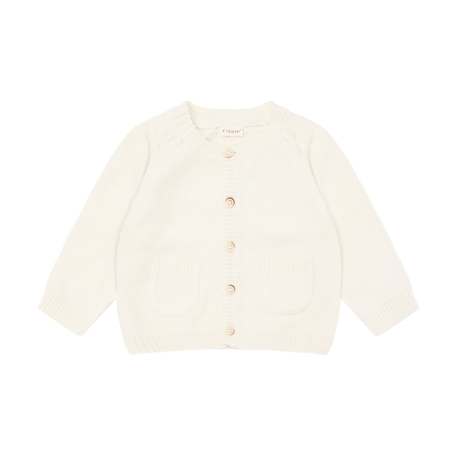 Hneppt peysa - Antique White