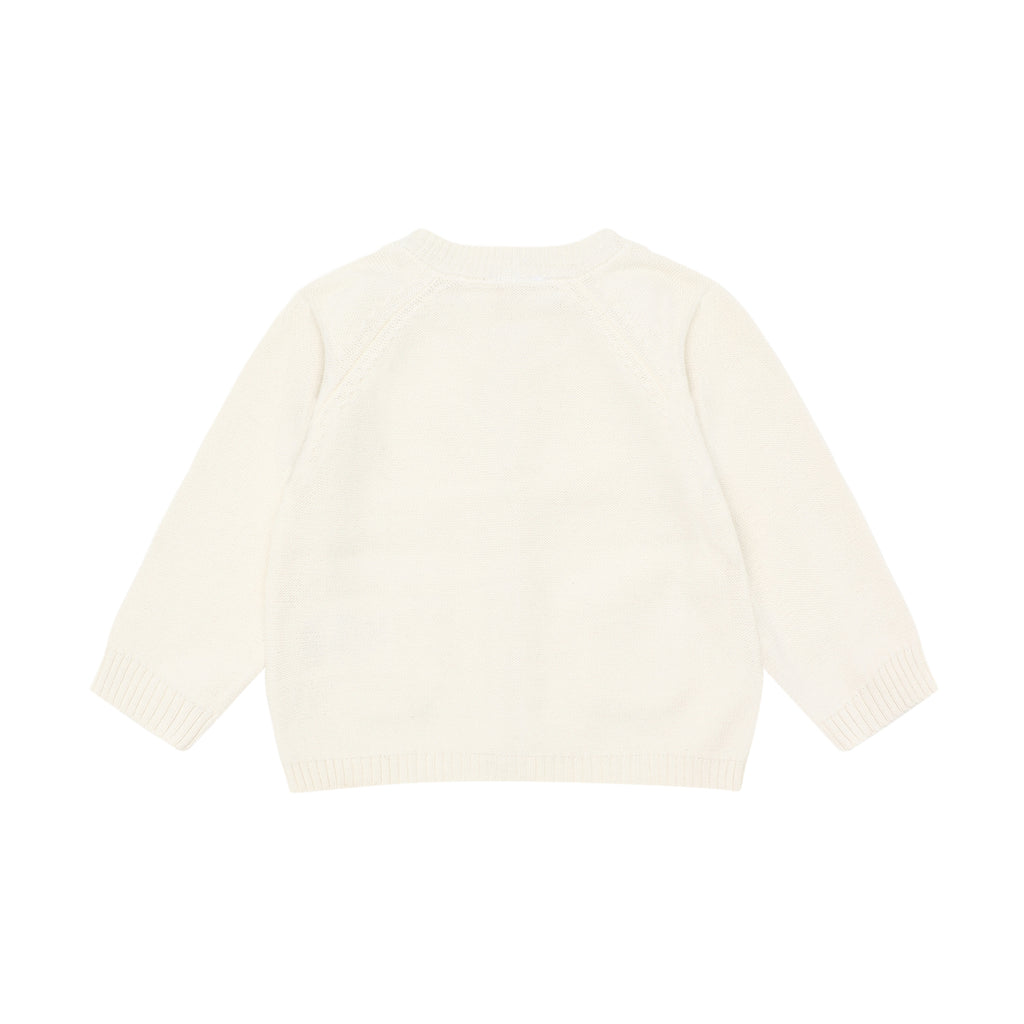 Hneppt peysa - Antique White