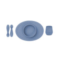 ezpz first foods set, indigo. Matarstell fyrir börn. Skál, glas og skeiðar. 