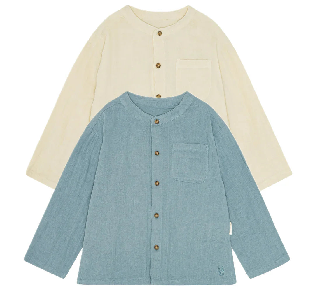 Muslin skyrta sand