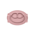 ezpz mini feeding set, blush. Matarstell fyrir börn. Diskur með sogskál og hnífapör. 