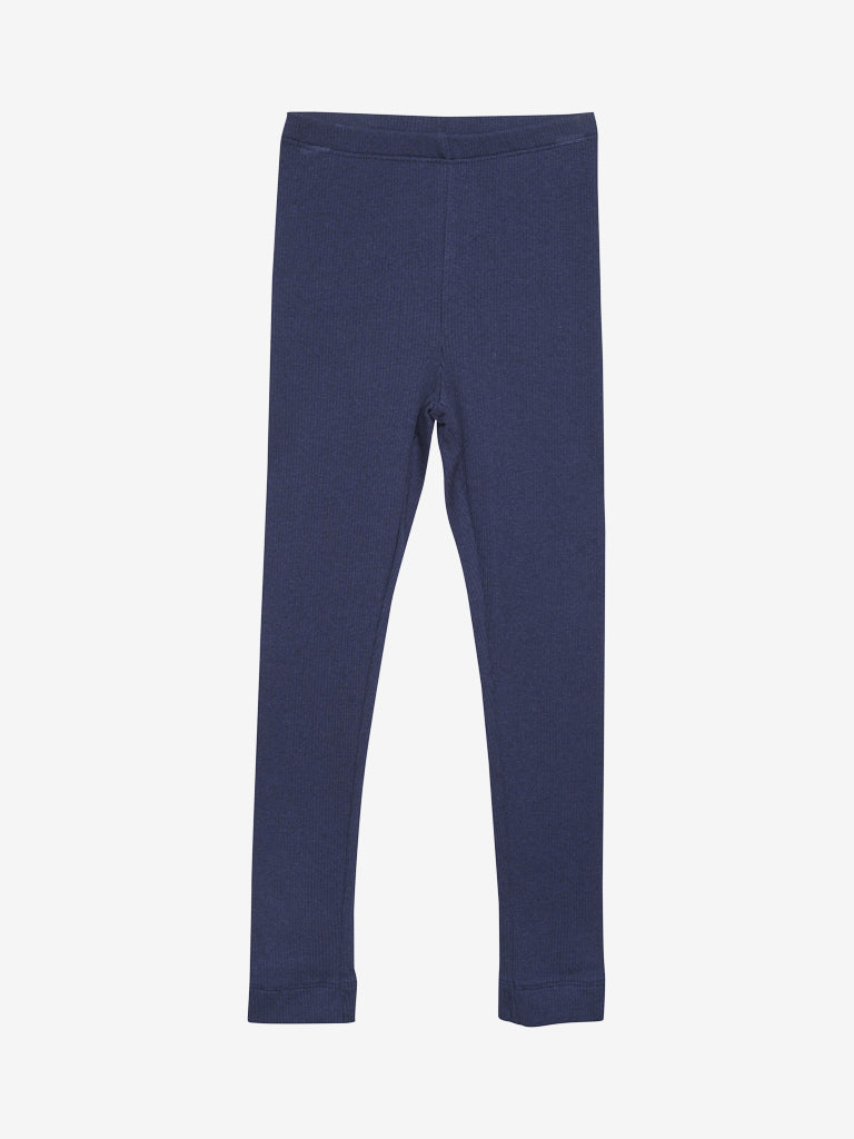 Rib leggings - Dark Navy
