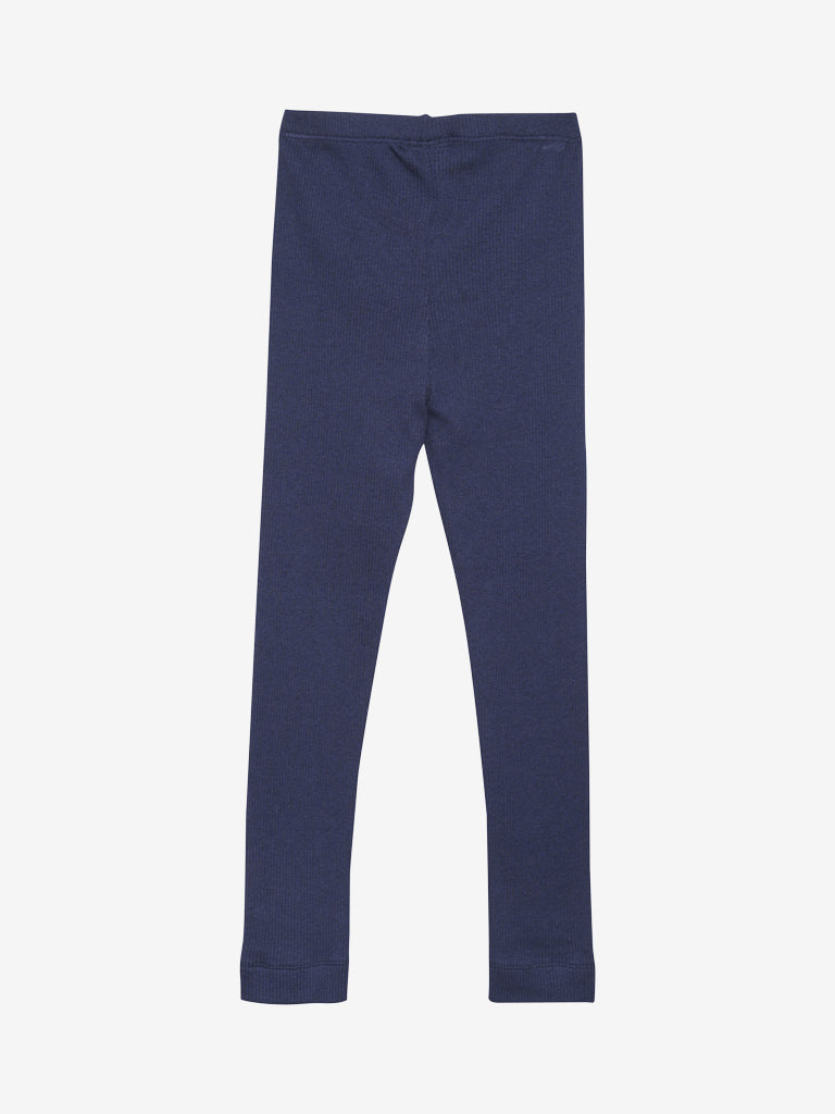Rib leggings - Dark Navy